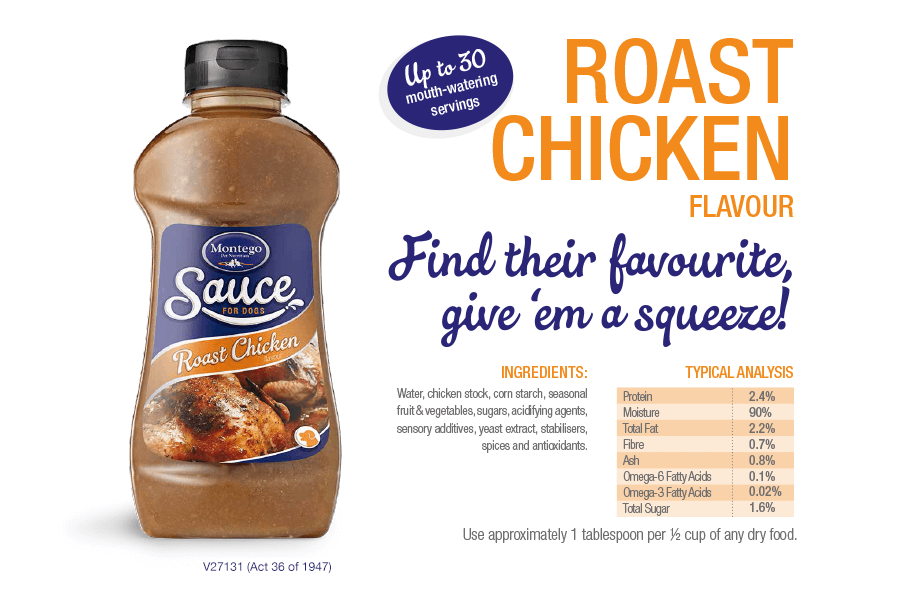 Roast Chicken Flavour Sauce for Dogs