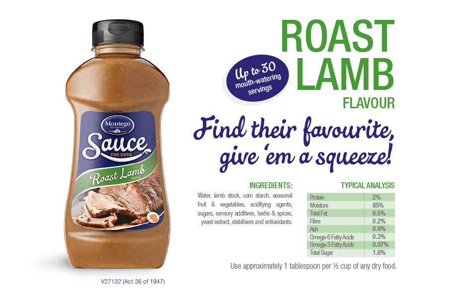 Roast Lamb Flavour Sauce for Dogs