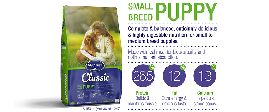 Small Breed Puppy Food Range
