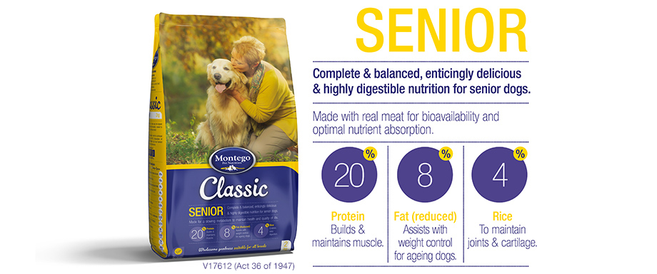 Classic Range for Senior Dogs