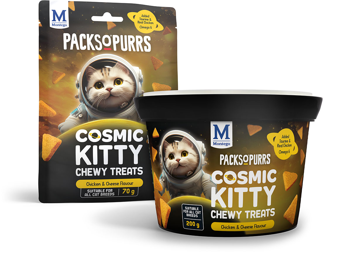 Packs o' Purrs - Chicken & Cheese Flavour