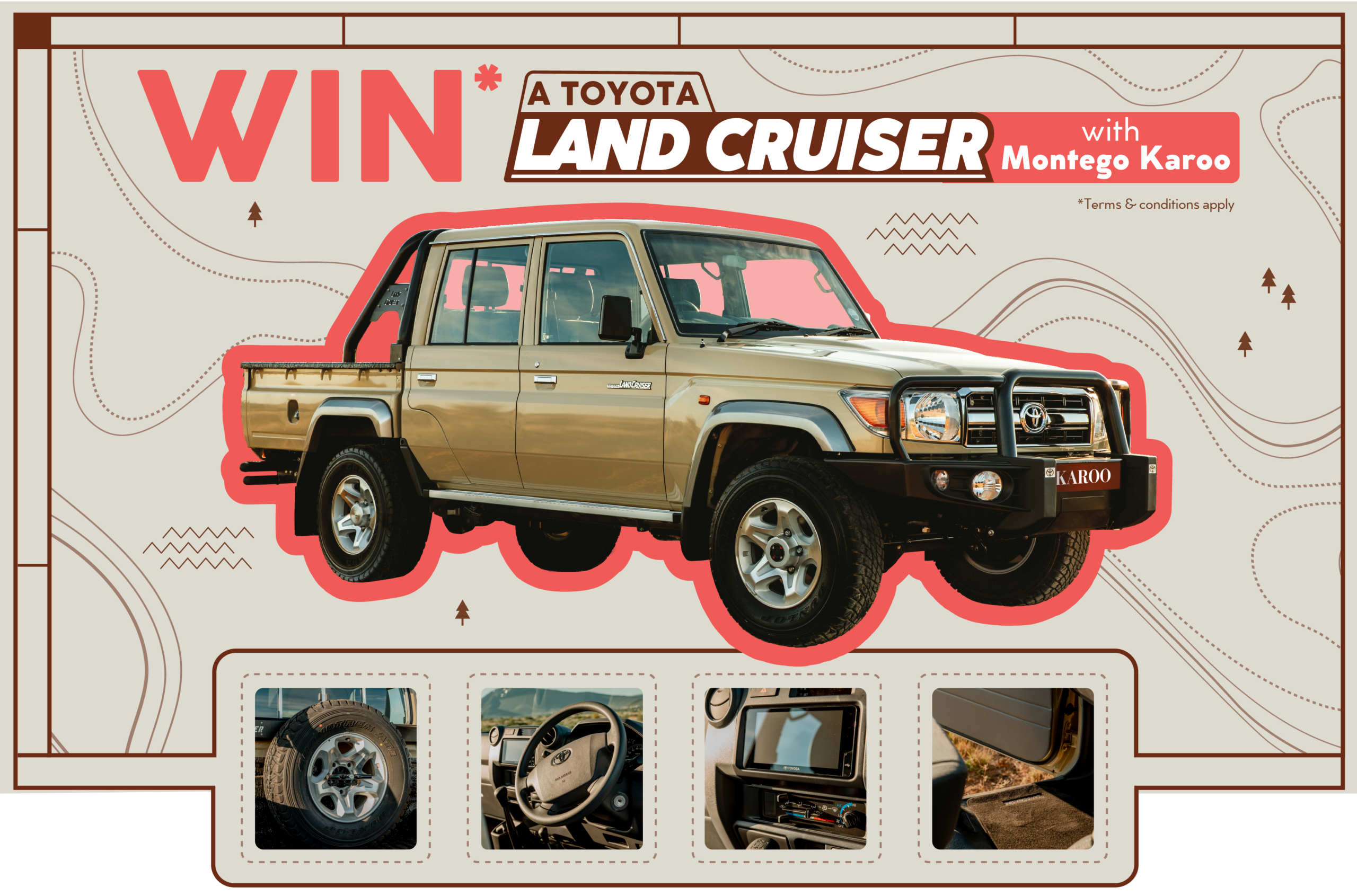 WIN a Land Cruiser with Montego Karoo