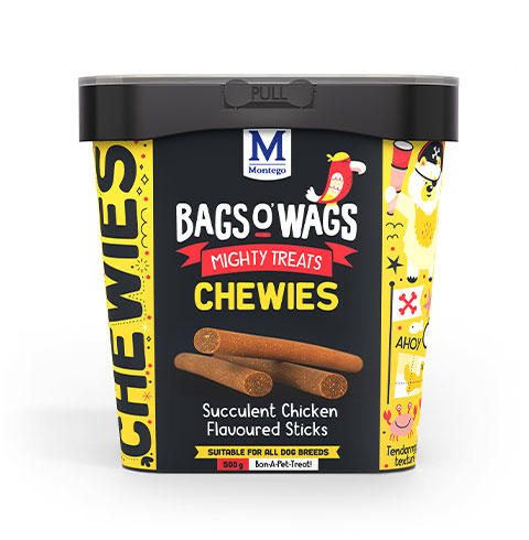 Bags o' Wags Chewies - Succulent Chicken Flavoured Sticks