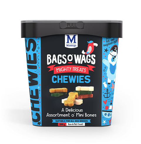 Bags o' Wags Chewies - A Delicious Assortment o' Mini Bones