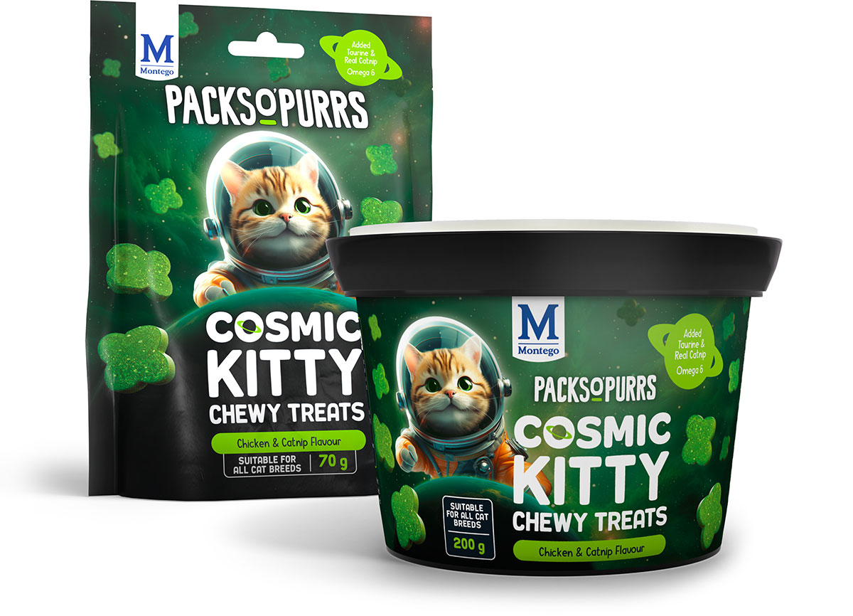 Packs o' Purrs - Chicken & Catnip Flavour