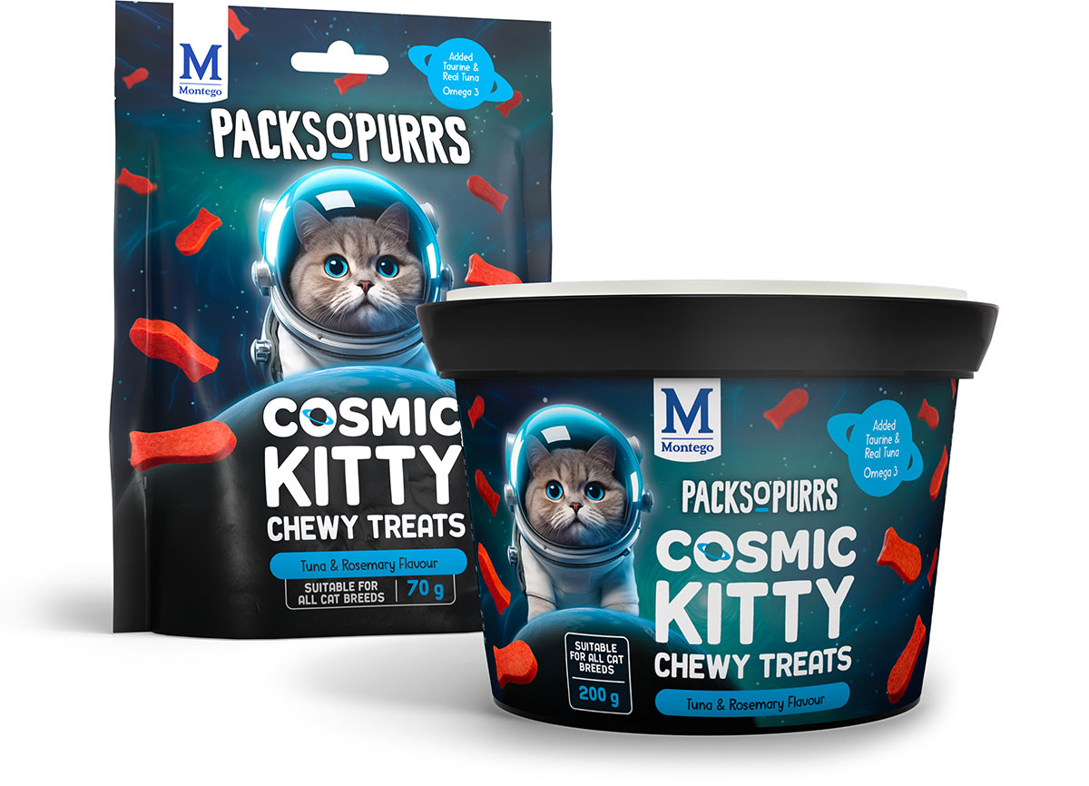 Packs o' Purrs - Tuna & Rosemary Flavour Packs o' Purrs - Tuna & Rosemary Flavour
