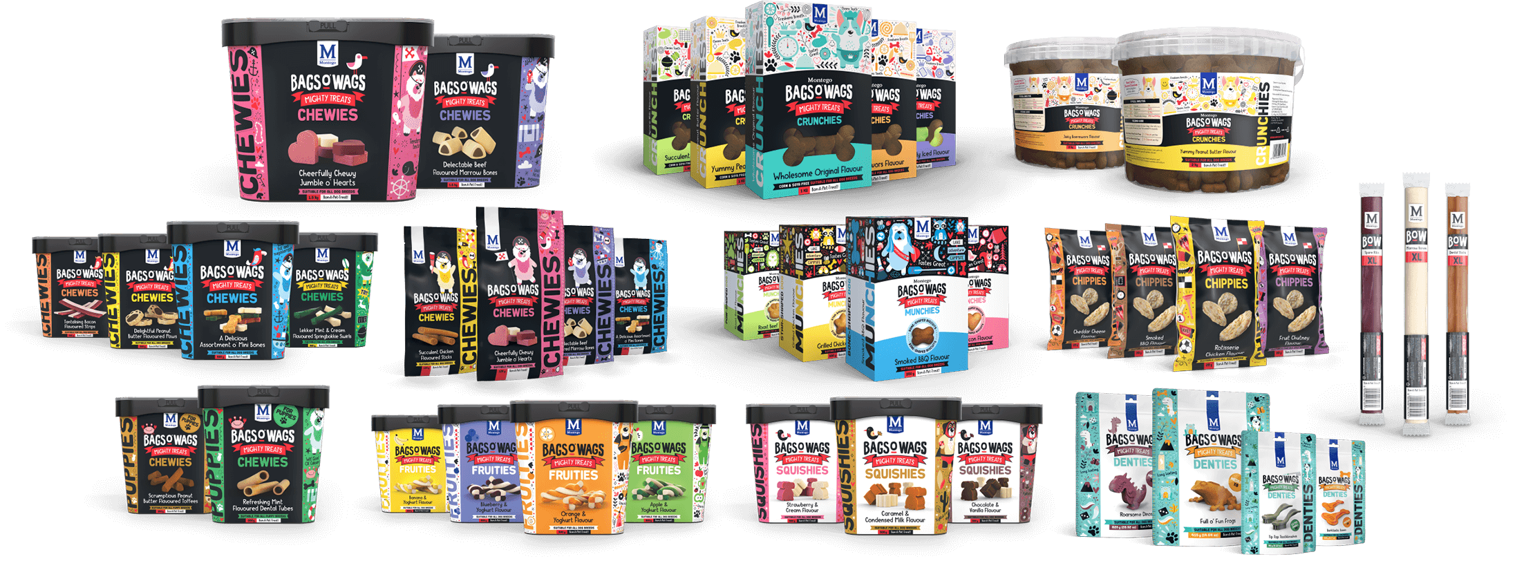 Bags o' Wags product range