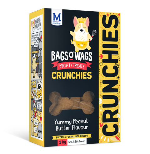 Bags o’ Wags Crunchies Peanut Butter