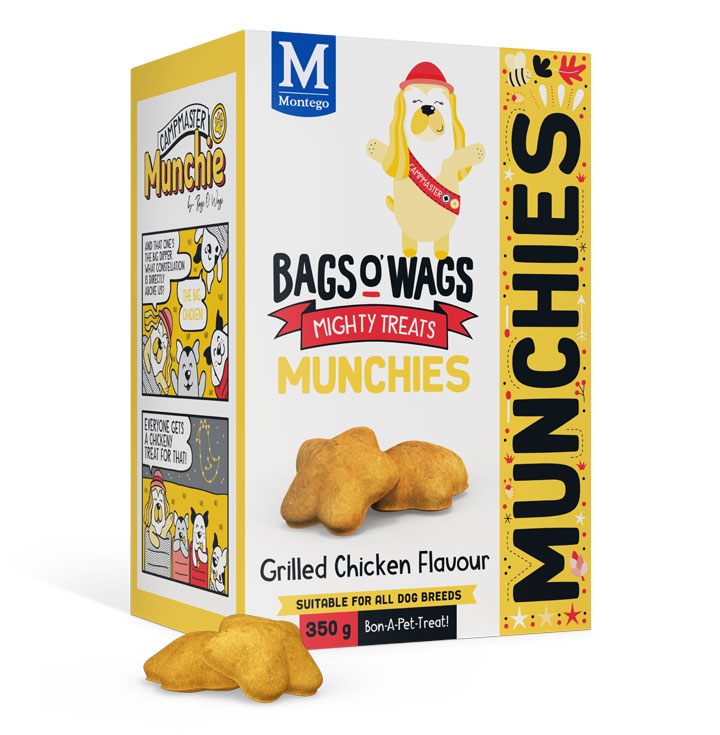Bags o Wags – Grilled Chicken Munchies