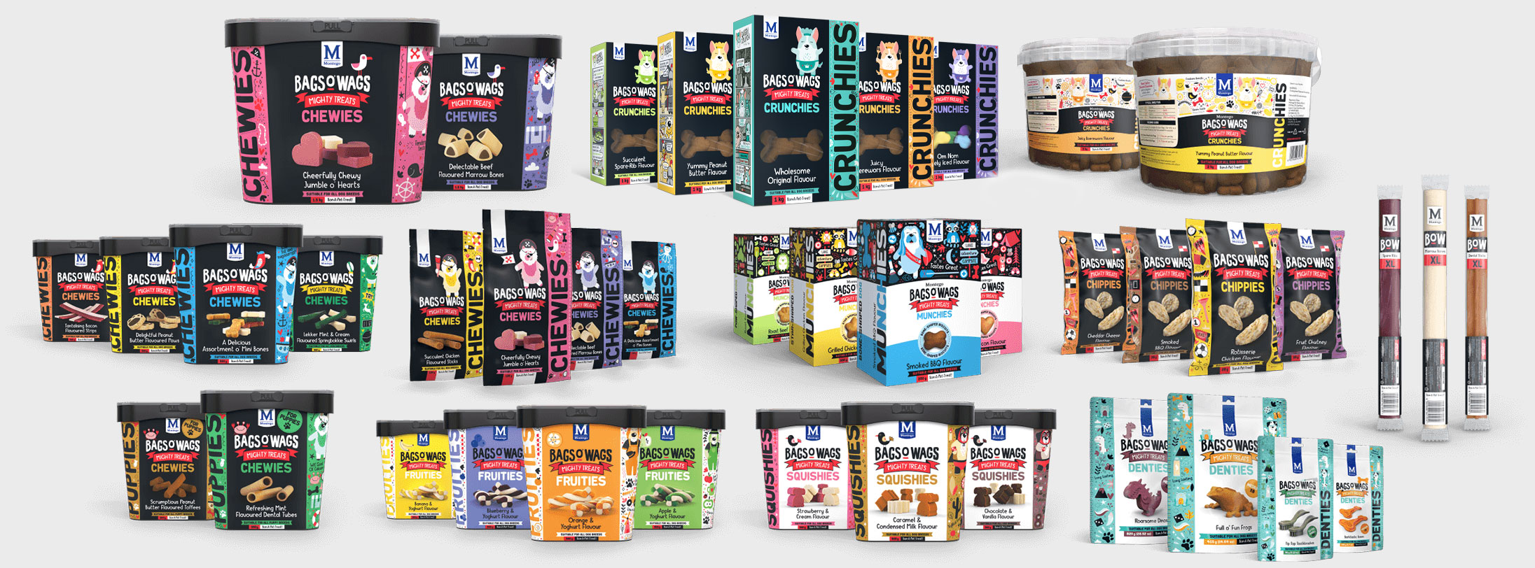 Bags o' Wags product range