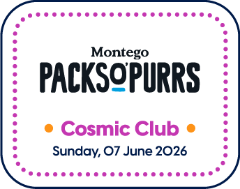 Montego Packs O Purrs Cosmic Club Sunday, 07 June 2026